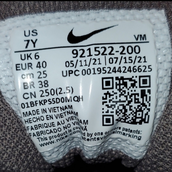 Nike Air Max 97 (GS) Size 7Y Youth or Men (Women'8.5) 25 cm. Violet ore , pink g - Picture 7 of 12